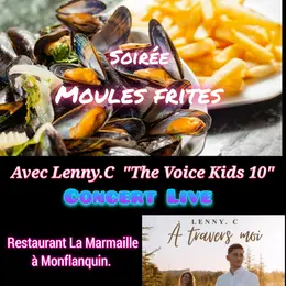 Soirée Moules-frites avec Lenny.C the voice kids 10