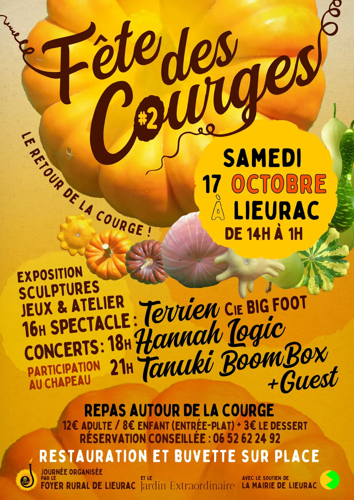 2ème Fête des courges à Lieurac