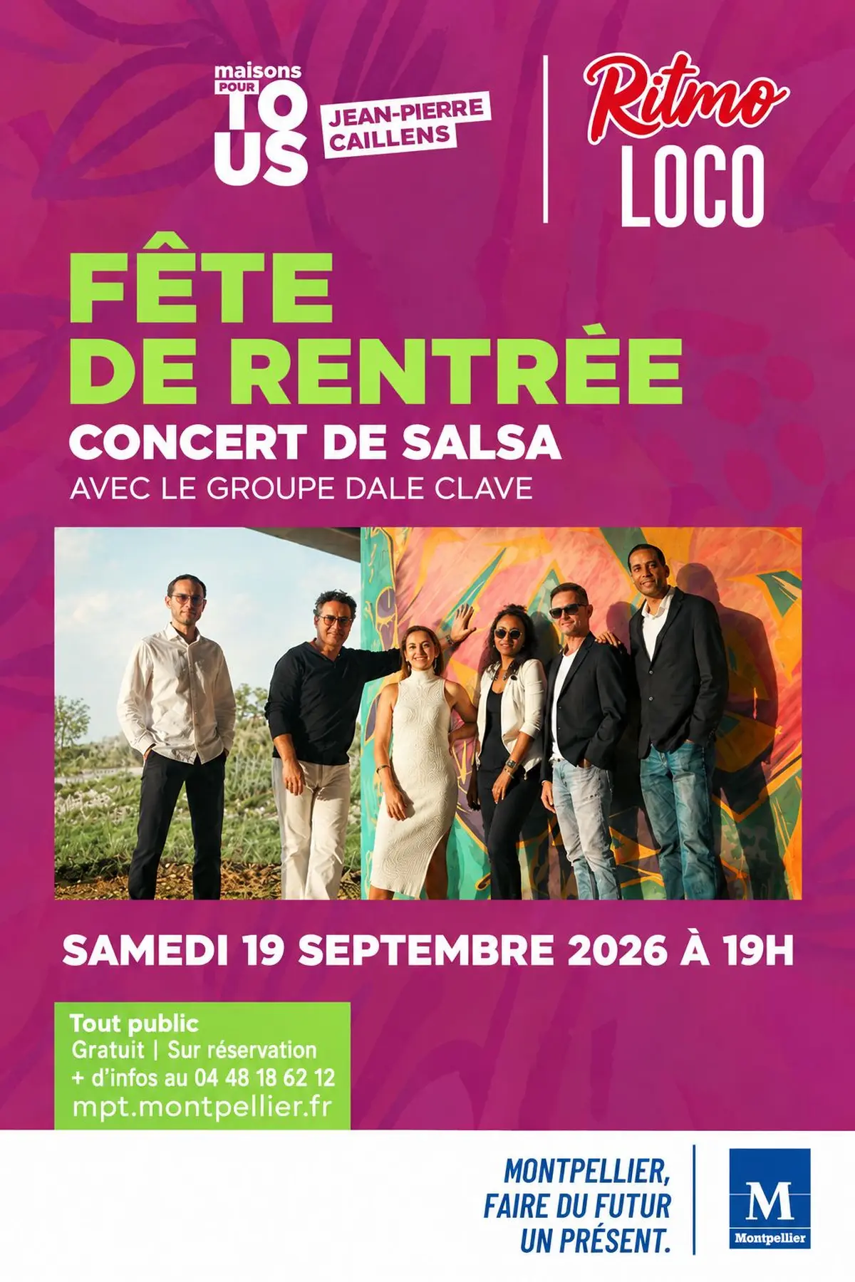 Concert gratuit avec le groupe Dale Clave