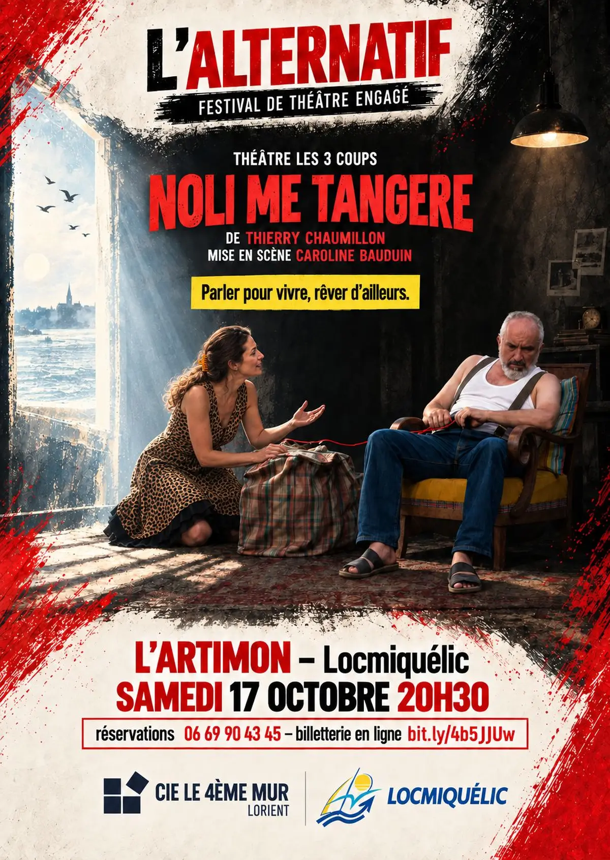 Noli Me Tangere, une pièce de Thierry Chaumillon par le Théâtre Les 3 Coups