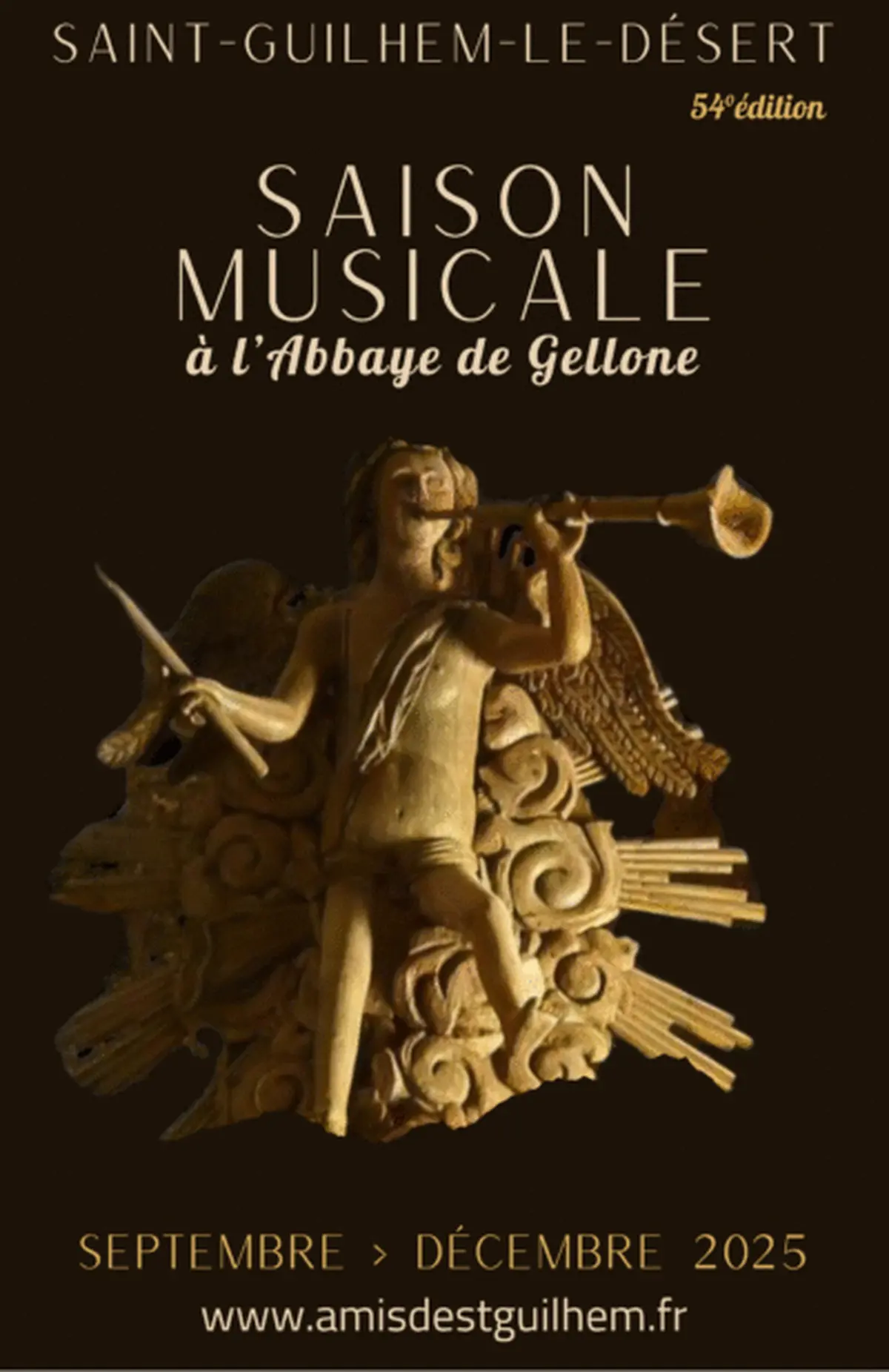 54e édition  Saison Musicale Des Amis De St-Guilhem : Concert De Noel Par L'Orchestre National De Montpellier