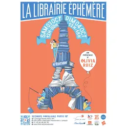 La Librairie Éphémère, un salon littéraire avec J'veux du Soleil et Olivia Ruiz