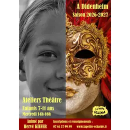 Ateliers théâtre Enfants 7-11 ans  à La Petite Echarde de Didenheim