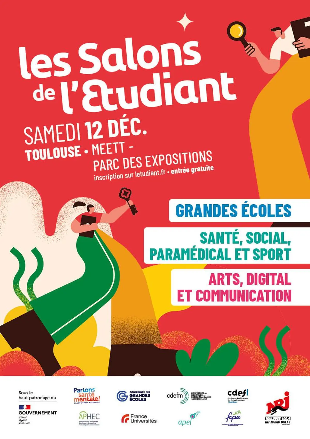 Le Salon de L'Etudiant grandes écoles à Toulouse.