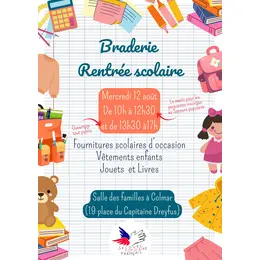 Braderie solidaire pour la rentrée scolaire | Colmar