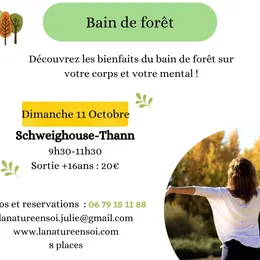 Sortie nature bain de forêt