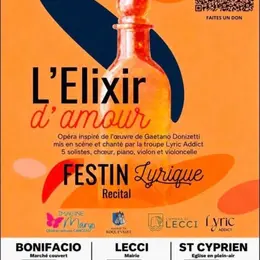 L'ÉLIXIR D'AMOUR entrée libre au profit de l'association IMAGINE FOR MARGO 