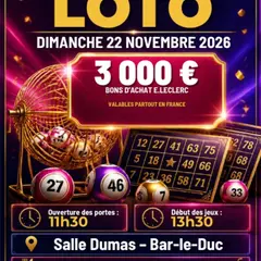 Grand Loto – Maison des Lycéens Raymond Poincaré / ERISLOU