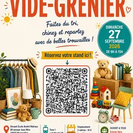 Vide Grenier - Port Marianne - Ouvert à Tous - Devant Ecole André Malraux
