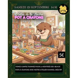 Atelier manuel pot à crayons