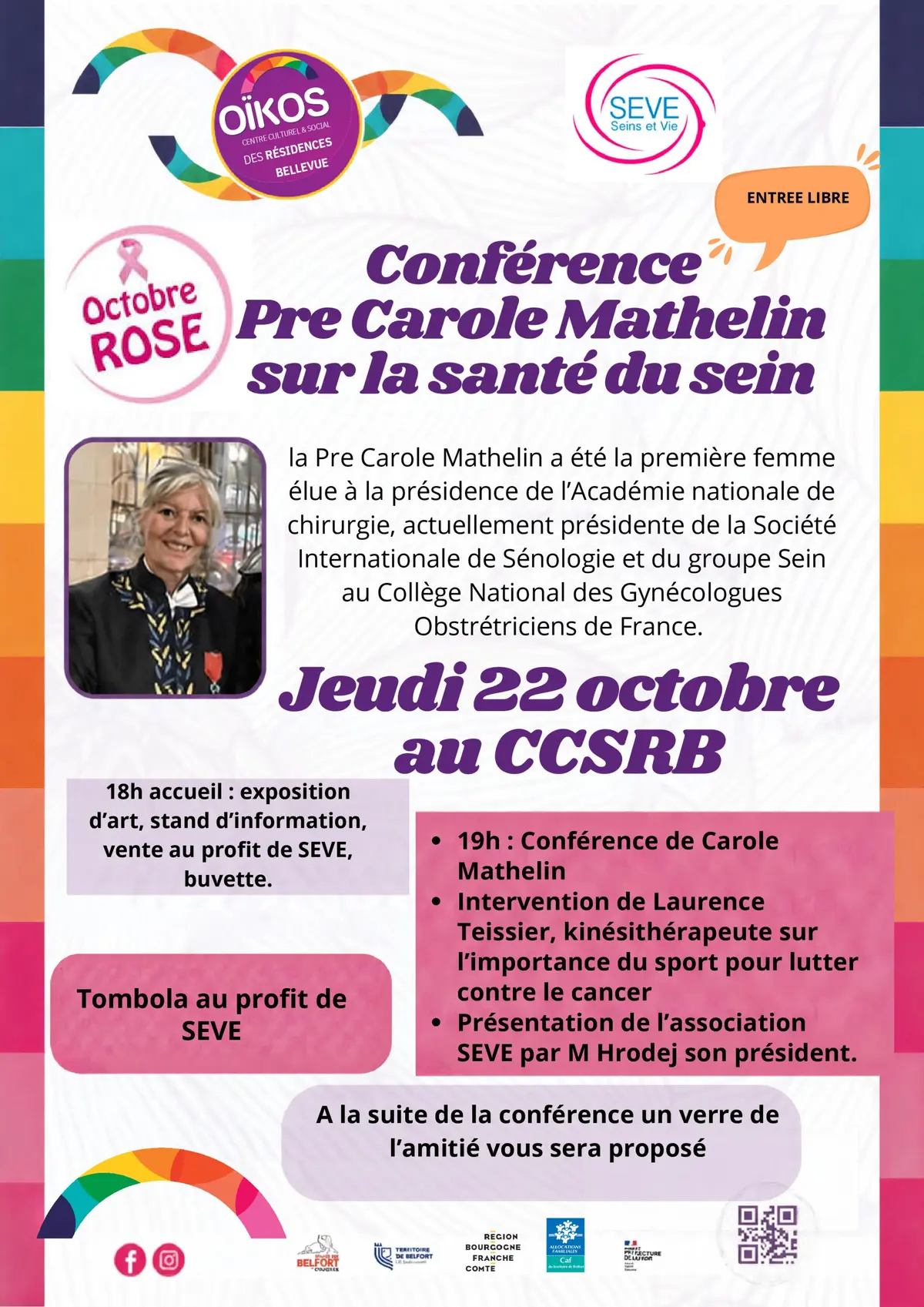 La santé du sein par la Pre Carole Mathelin