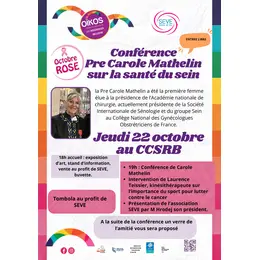 La santé du sein par la Pre Carole Mathelin