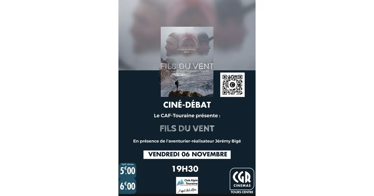 Ciné-débat "Fils du vent" de l'aventurier réalisateur Jeremy Bigé