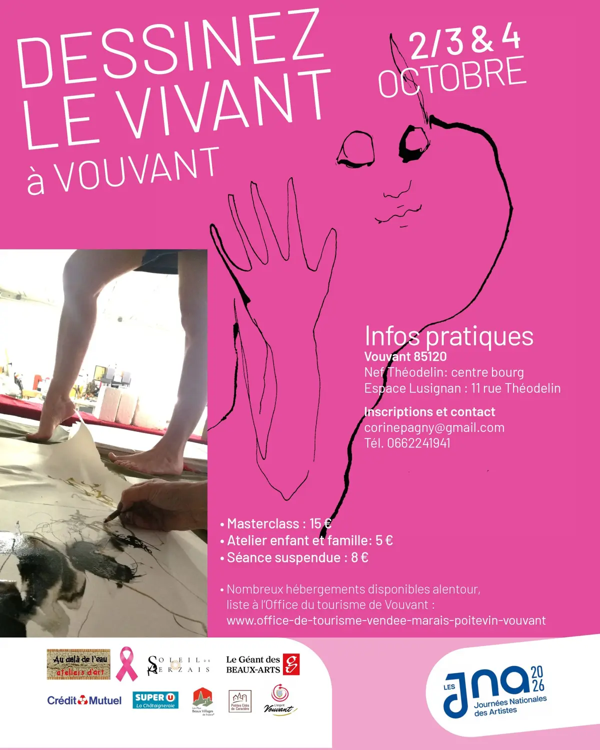 Dessinez le Vivant à Vouvant