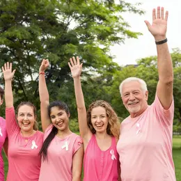 Marche solidaire pour Octobre Rose