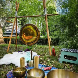 Voyage sonore bols tibétains, cristal et bain de gong sacré