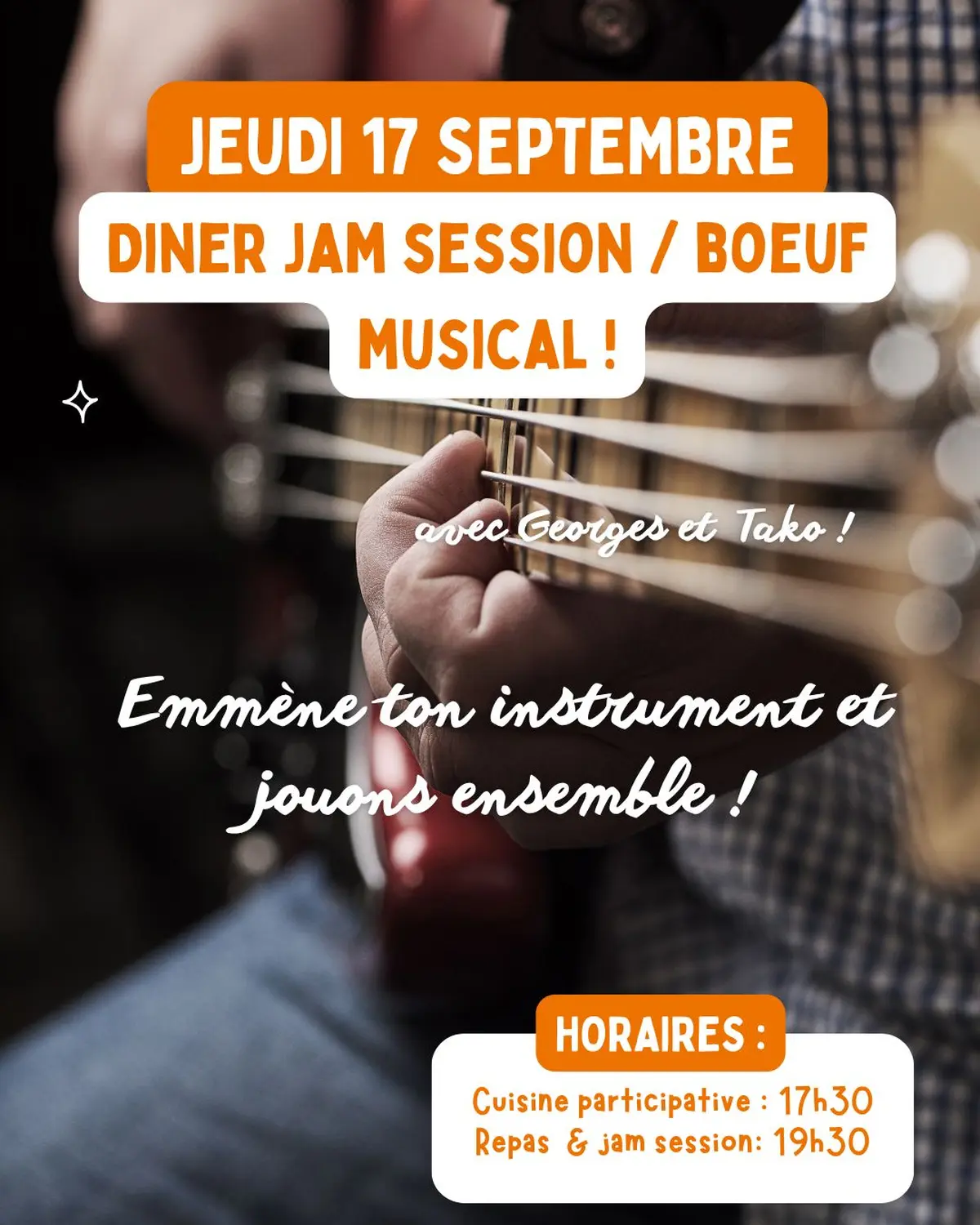 Cuisine et Jam session