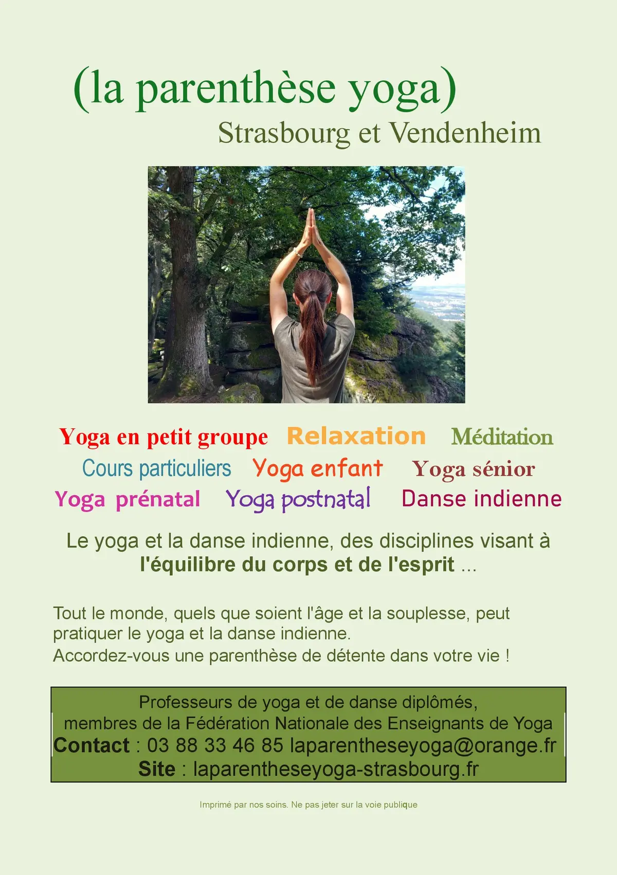Danse indienne avec La parenthèse yoga !