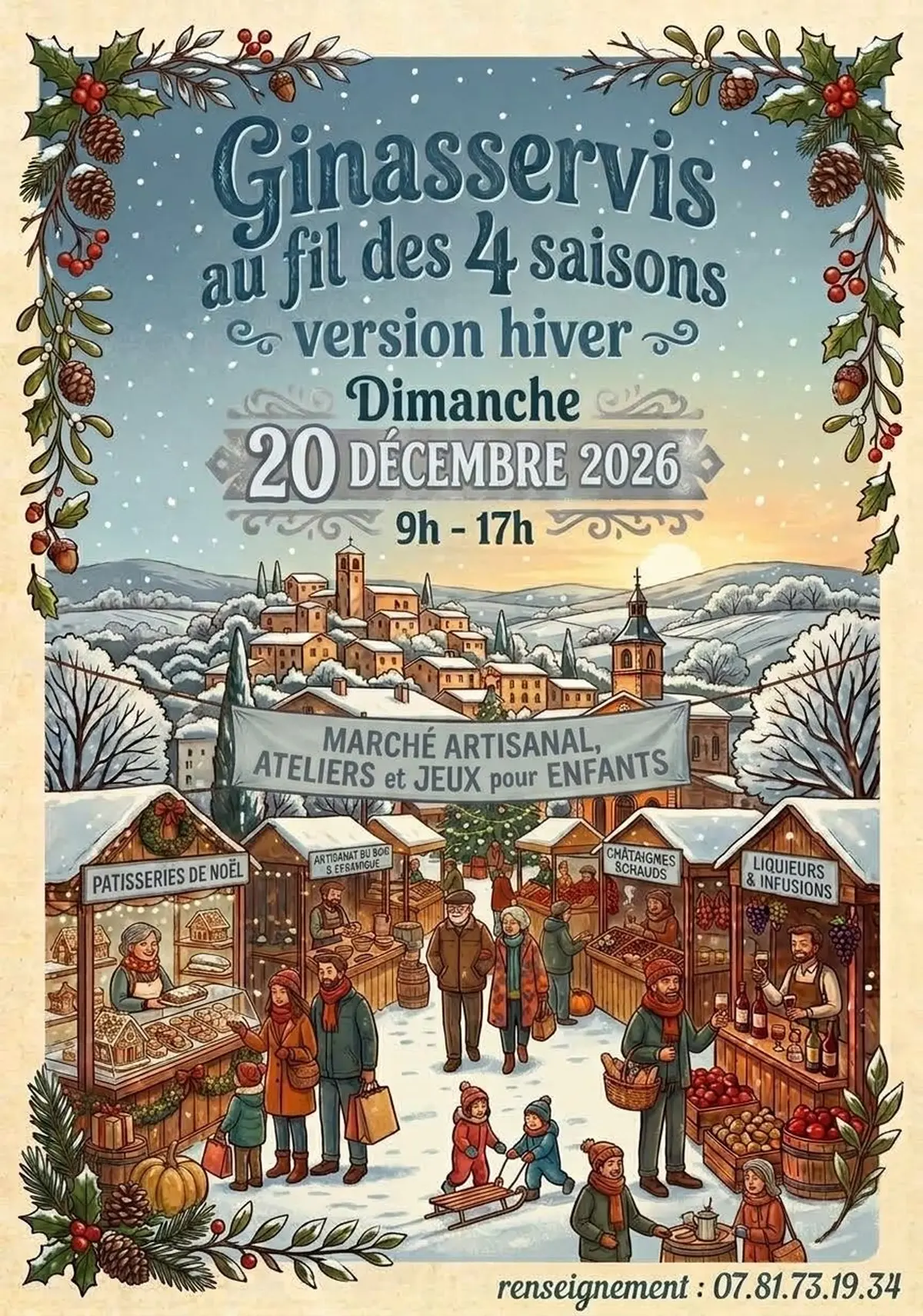 Ginasservis au fils des 4 saisons : version hiver