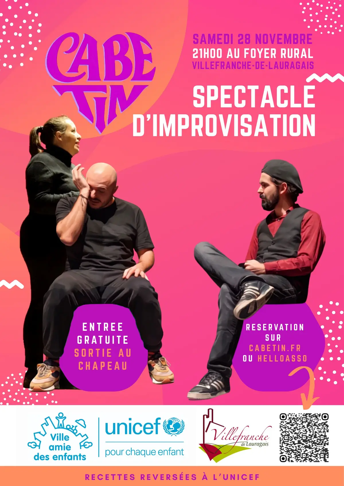 Spectacle caritatif pour l'UNICEF 2026