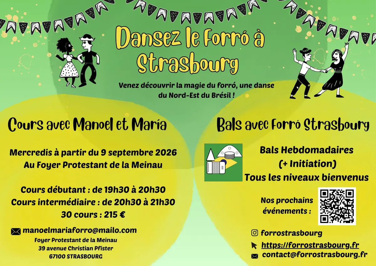 Reprise des cours hebdomadaires de Forró