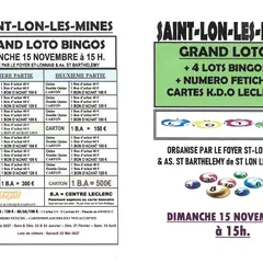 Super Loto Bingos et Fétiche
