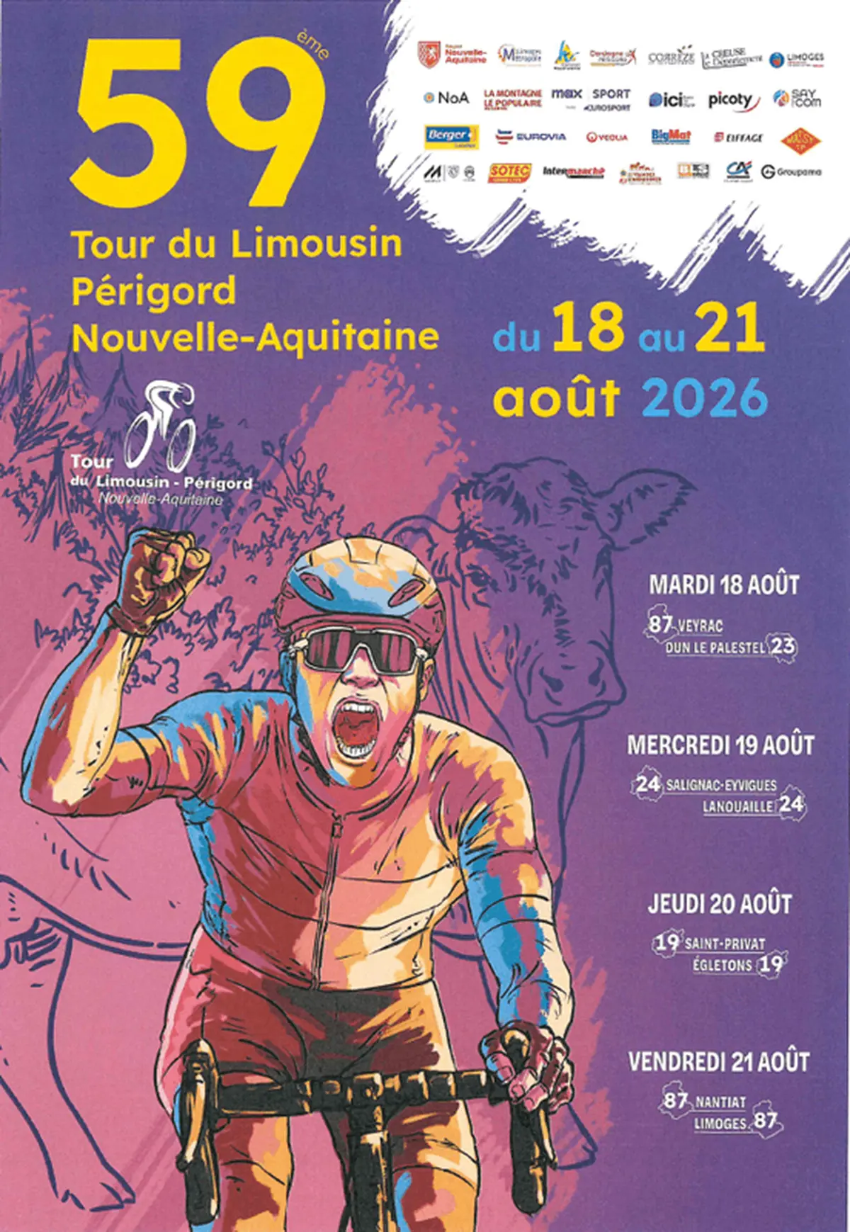 59ème tour du Limousin Périgord Nouvelle Aquitaine