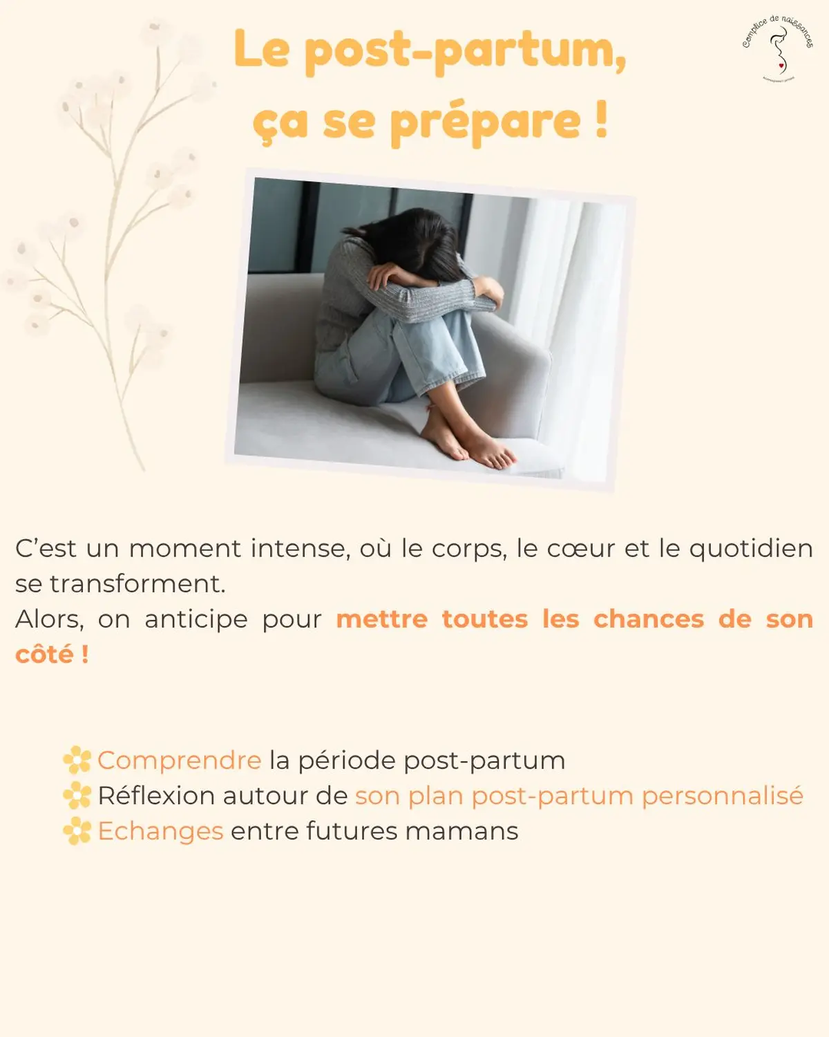 Le post-partum, ça se prépare !