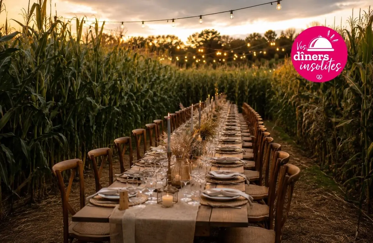 Dîner Insolite au labyrinthe de la ferme Kessler by Bichettes & Co