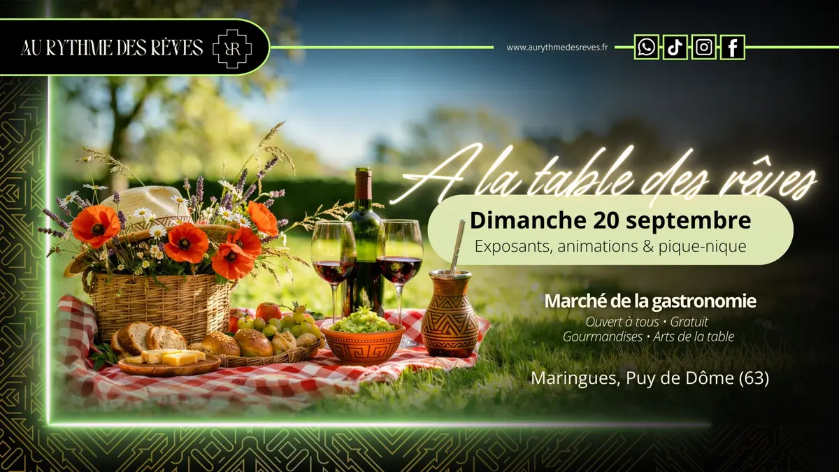 Marché gastronomique à Maringues