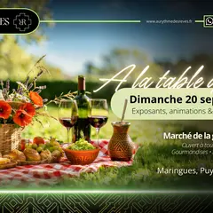 Marché gastronomique à Maringues