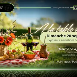 Marché gastronomique à Maringues
