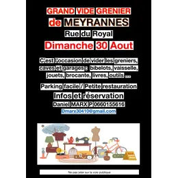 Grand Vide Grenier annuel de Meyrannes
