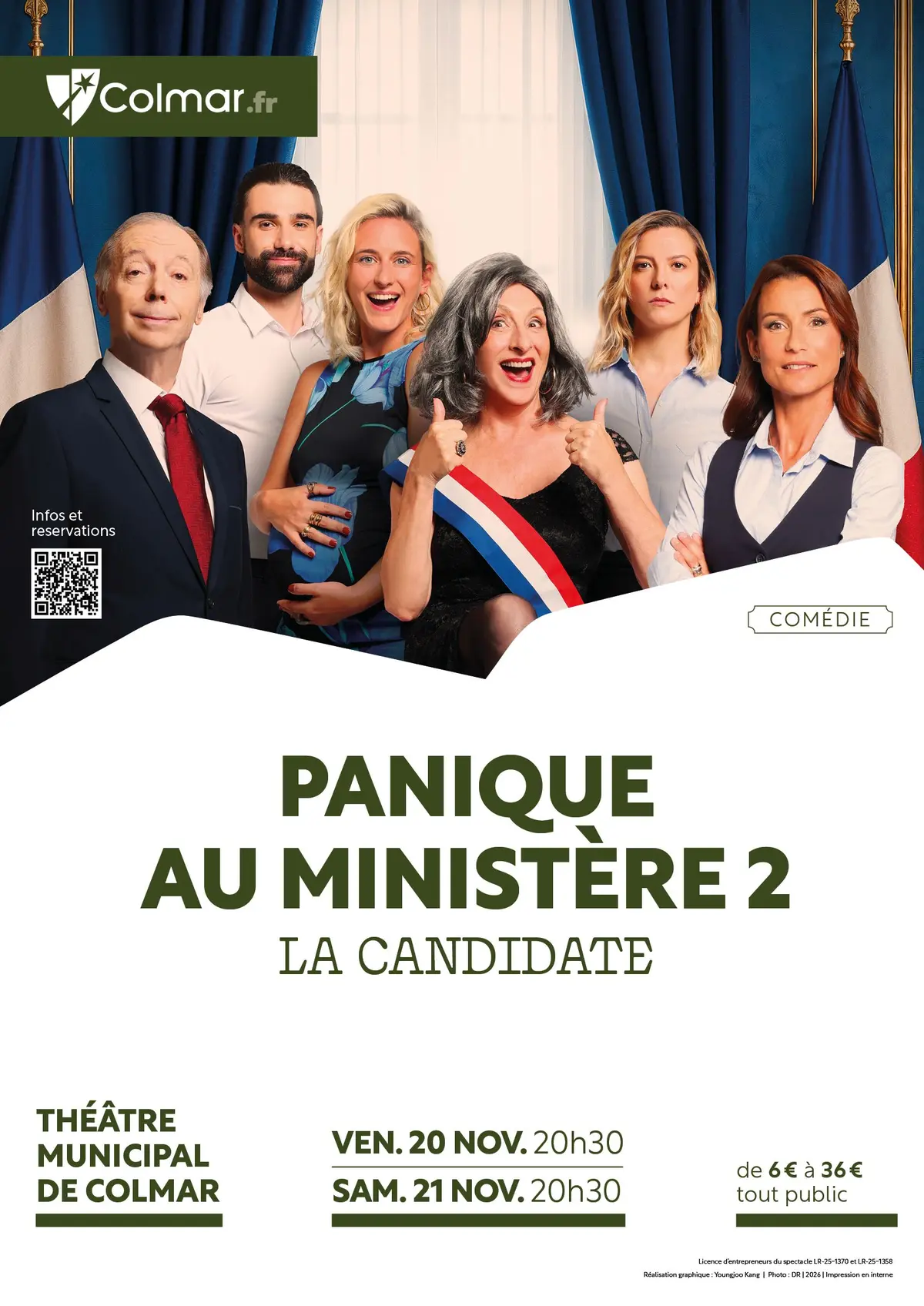 Panique au ministère 2 : La candidate au Théâtre municipal de Colmar