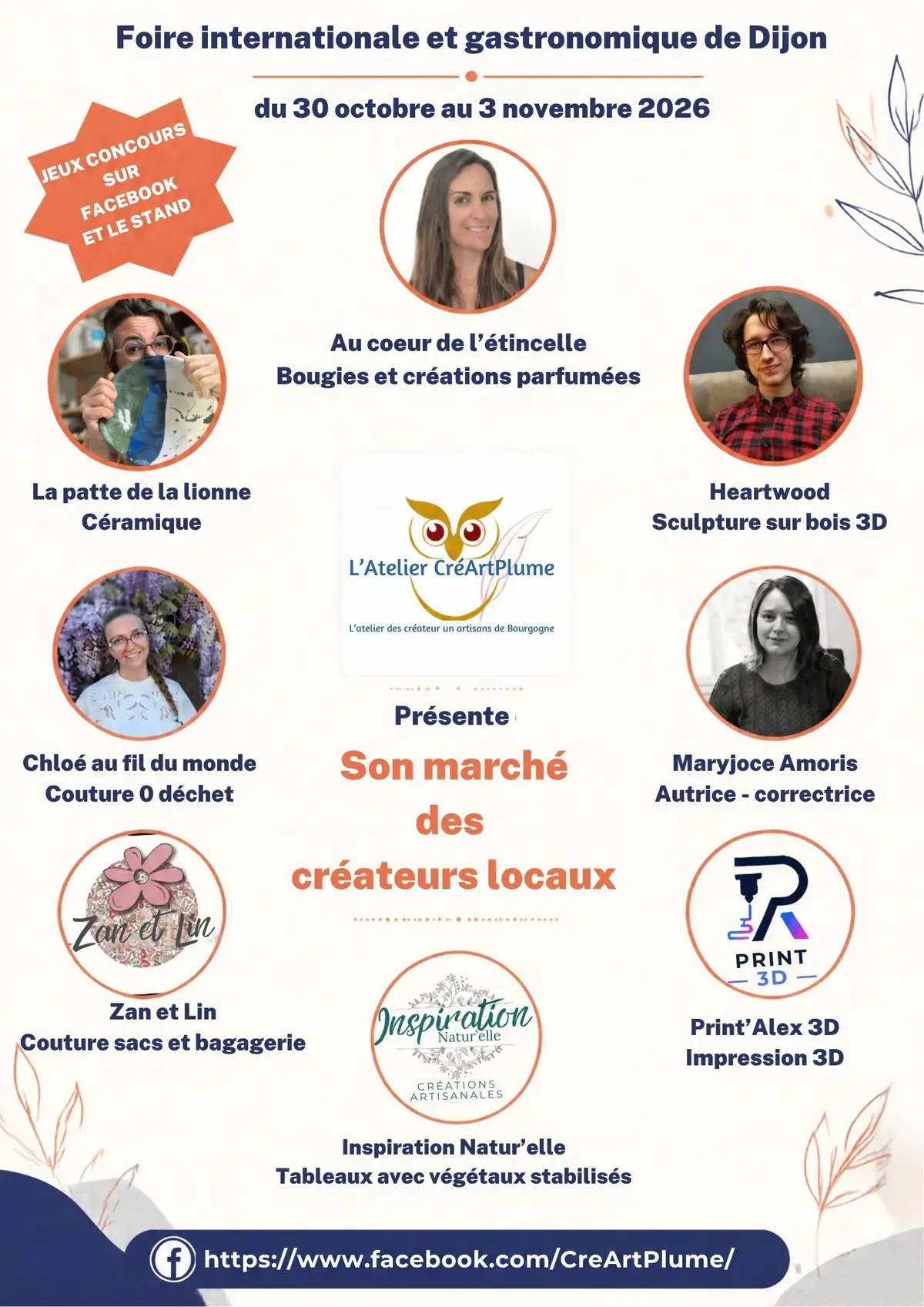 Marchés des créateurs locaux - Foire internationale et gastronomique de Dijon