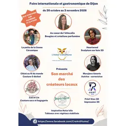 Marchés des créateurs locaux - Foire internationale et gastronomique de Dijon