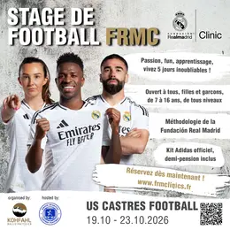 Stage de football US Castres Football x Fundacion Real Madrid Clinics 