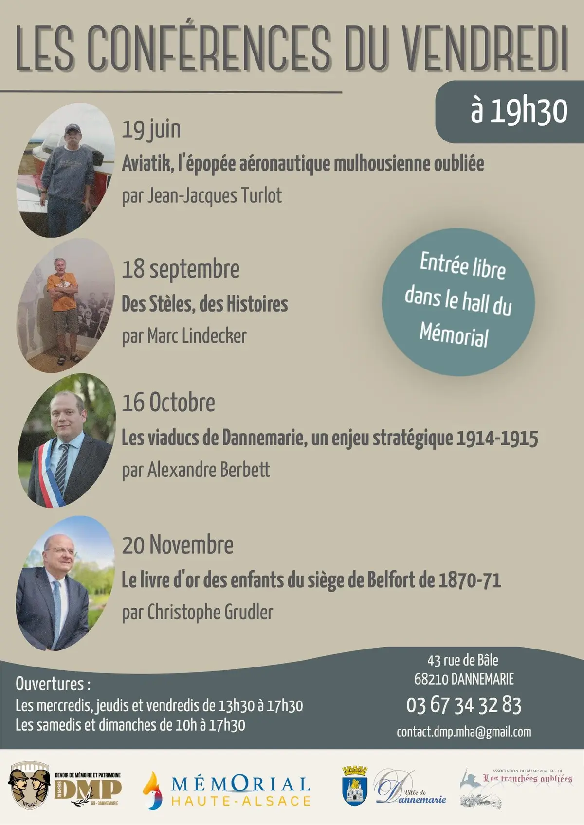 Conférence Des Stèles, des Histoires par Marc Lindecker