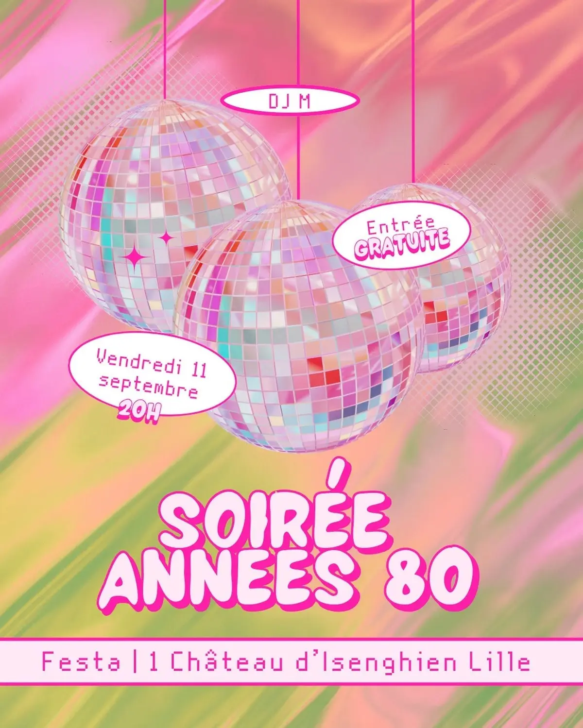 Soirée 100% Années 80