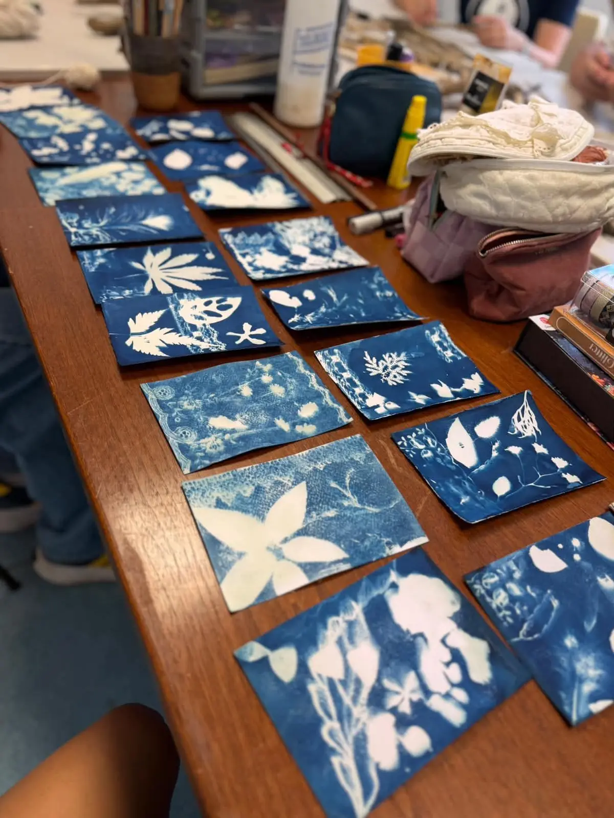 Atelier cyanotype