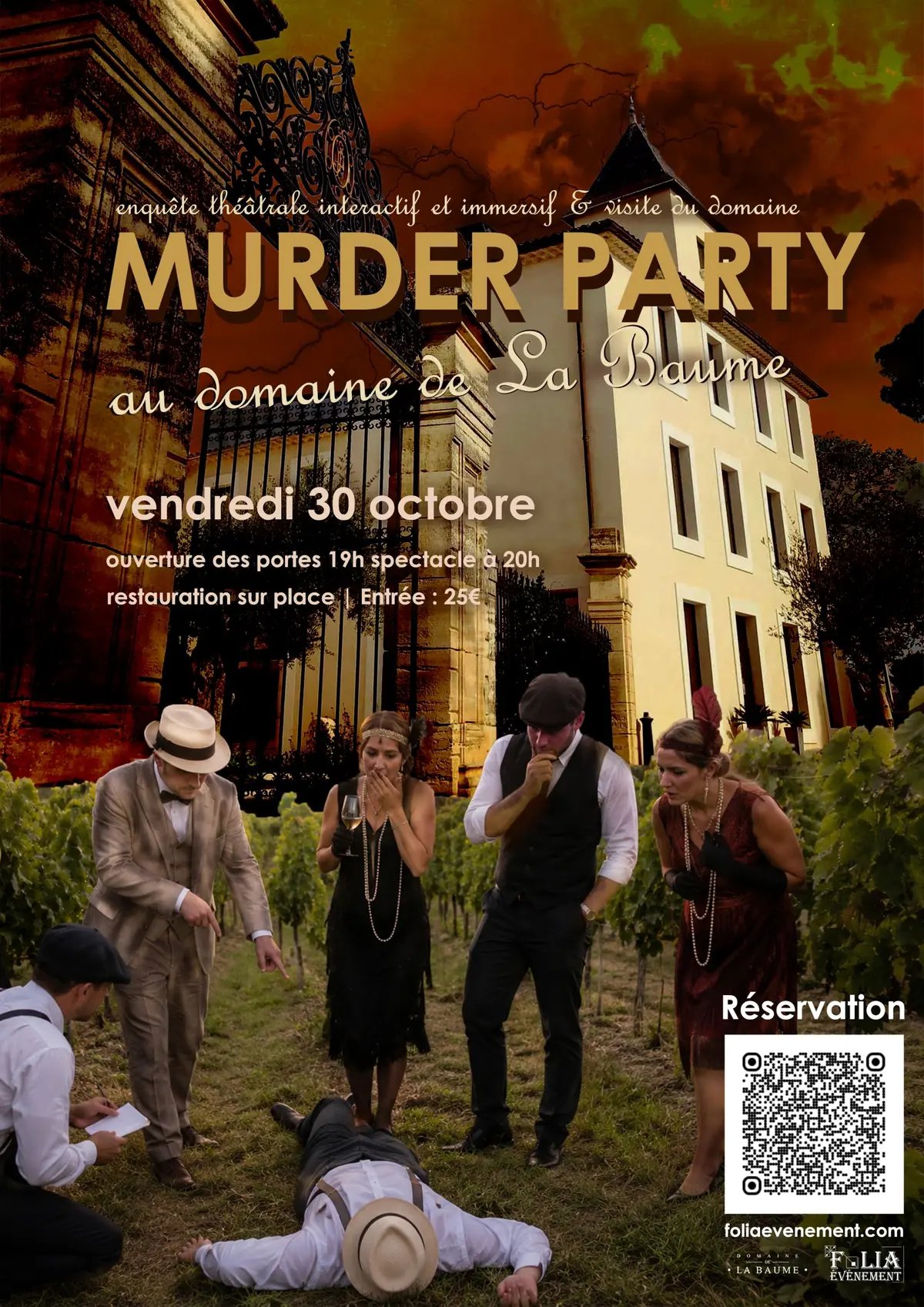 Murder party au Domaine de la Baume