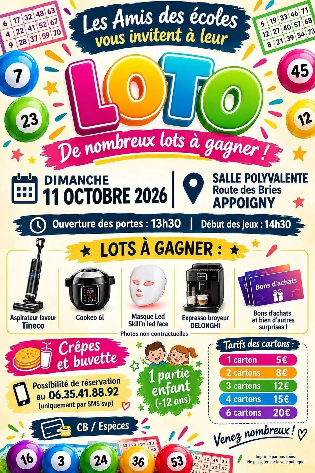 Loto des Amis des écoles