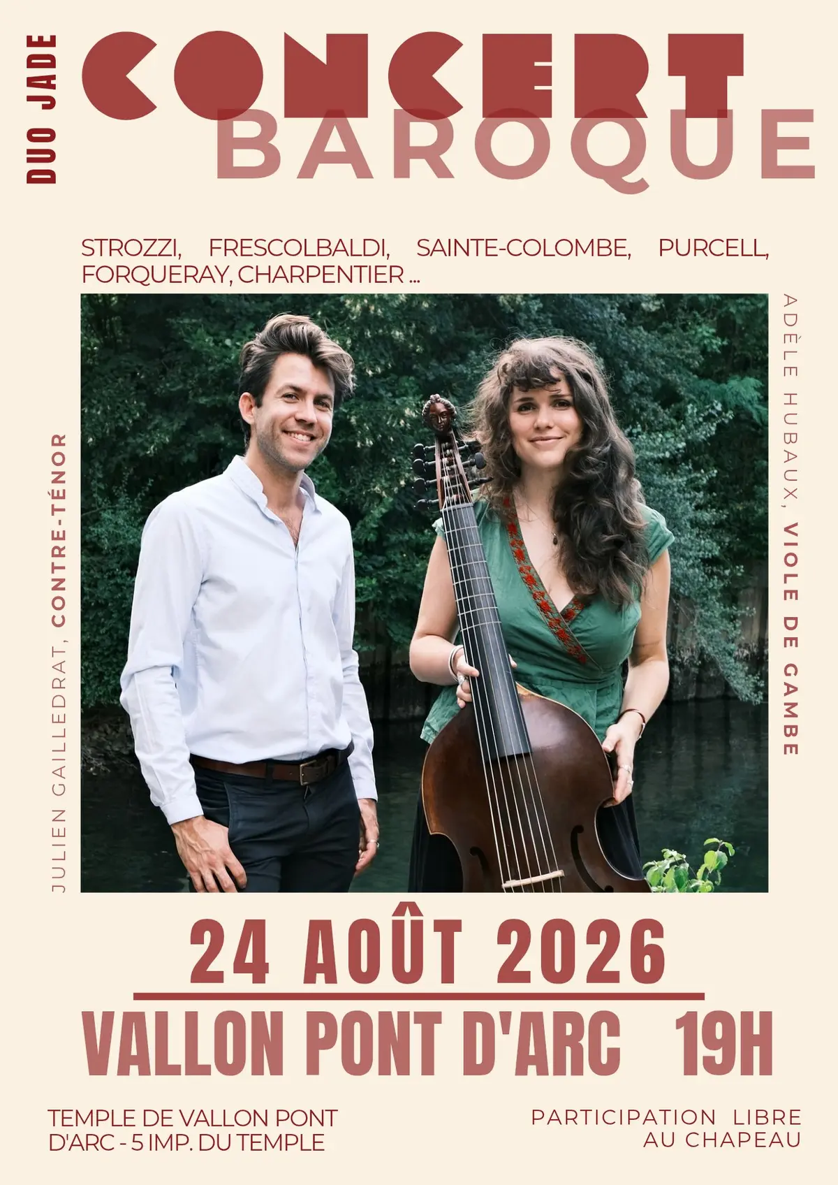 Concert Baroque - duo JADE 