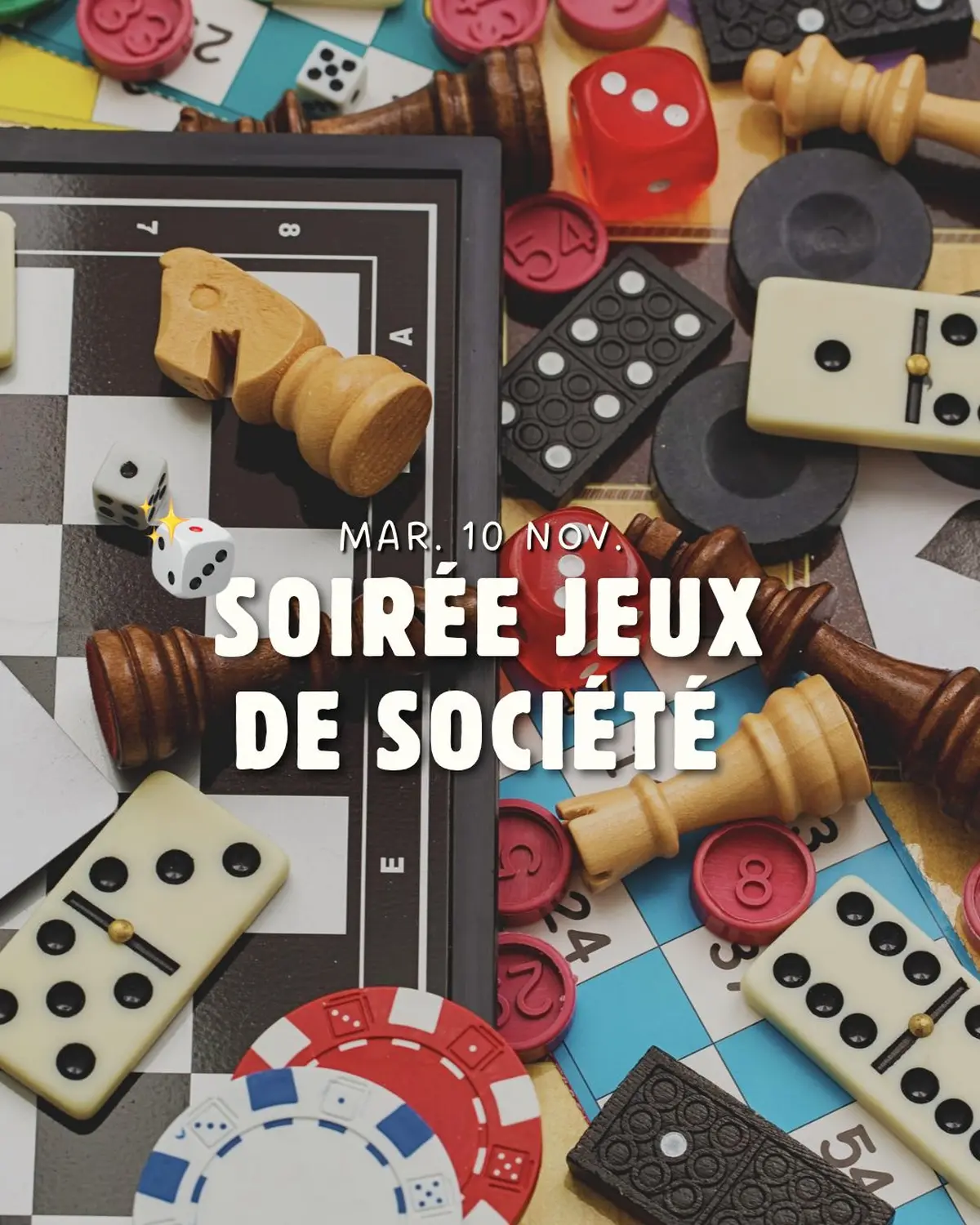 Soirée jeux de société