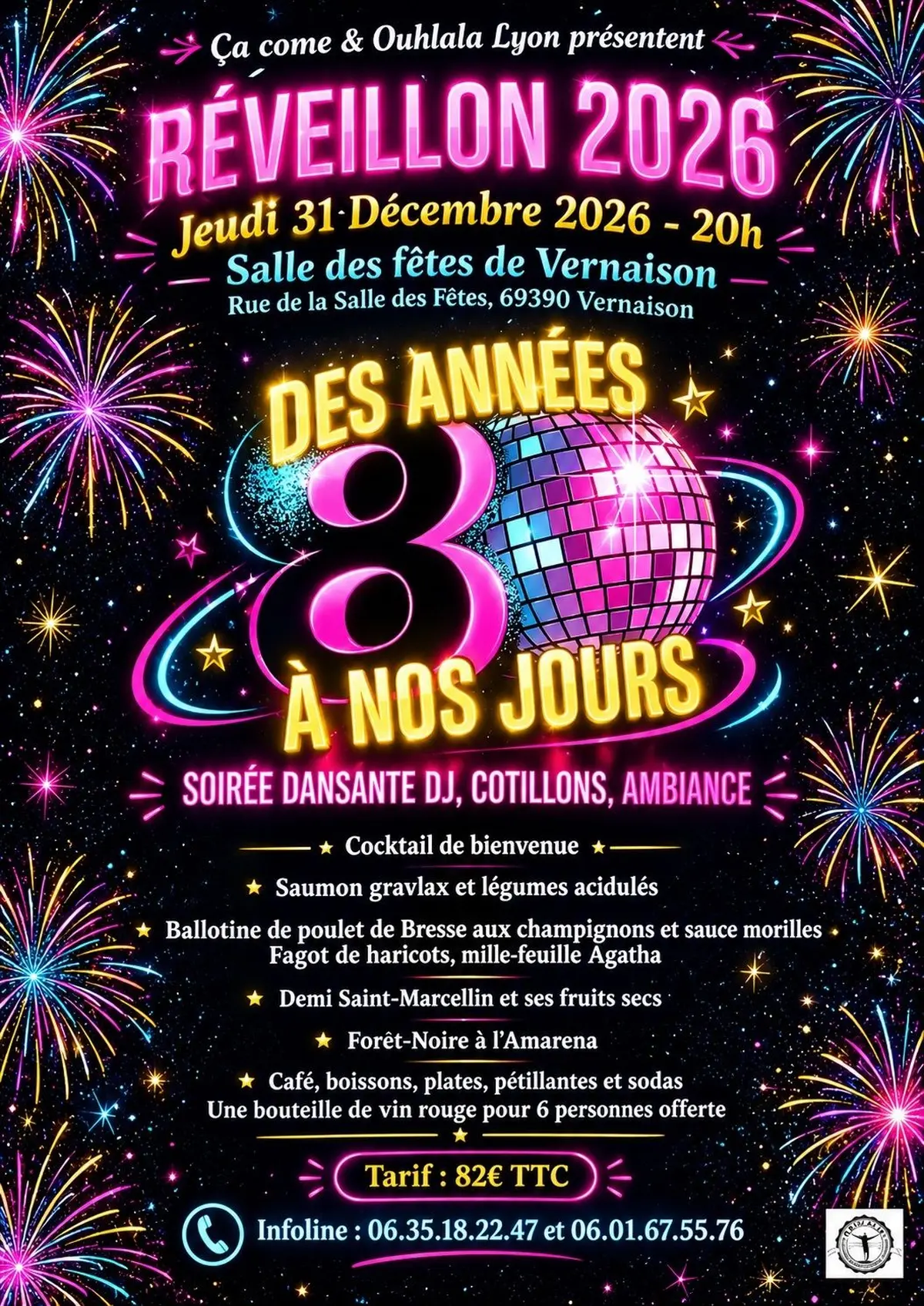 Réveillon à Lyon des années 80 à aujourd'hui 