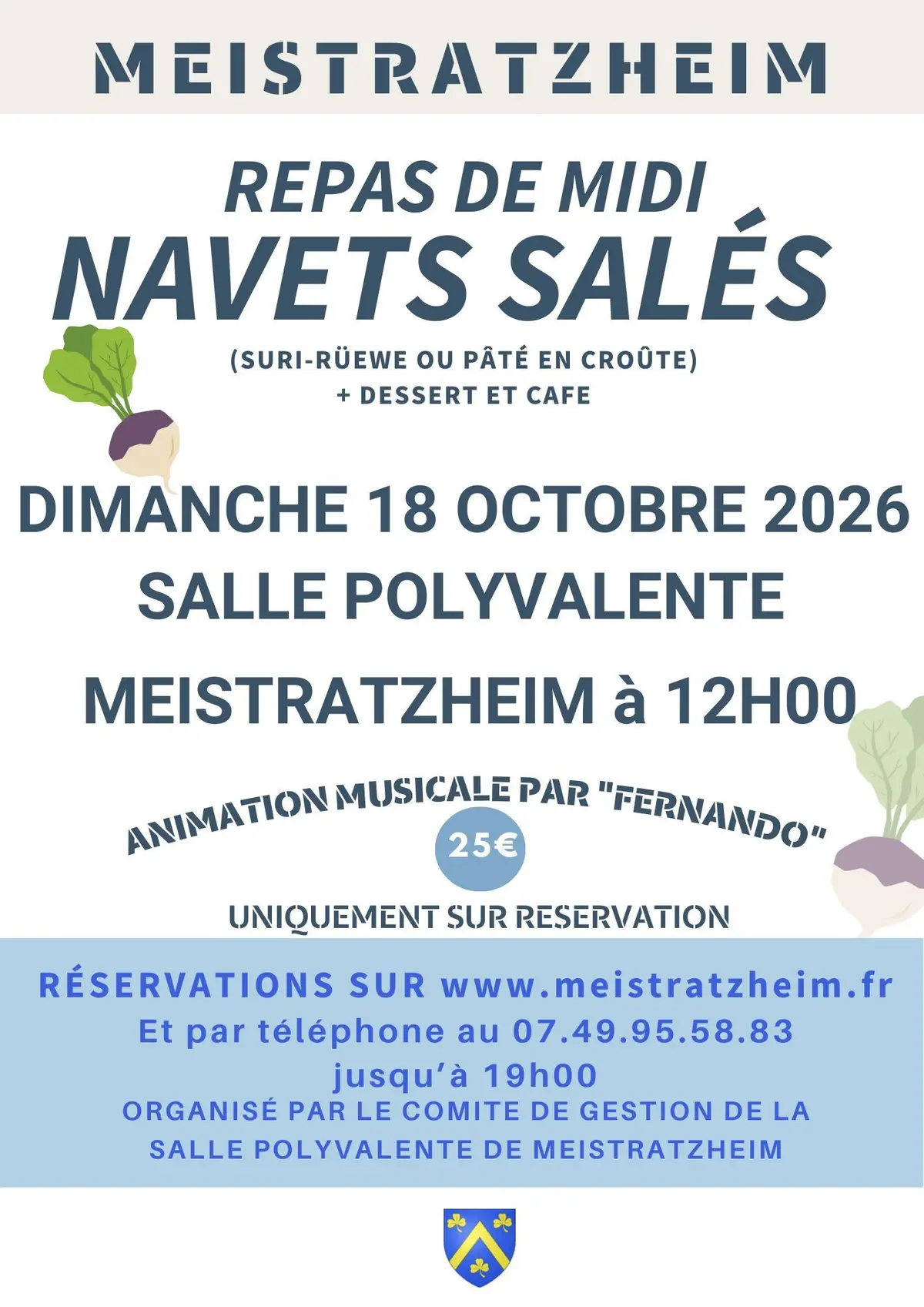 Déjeuner Navets salés