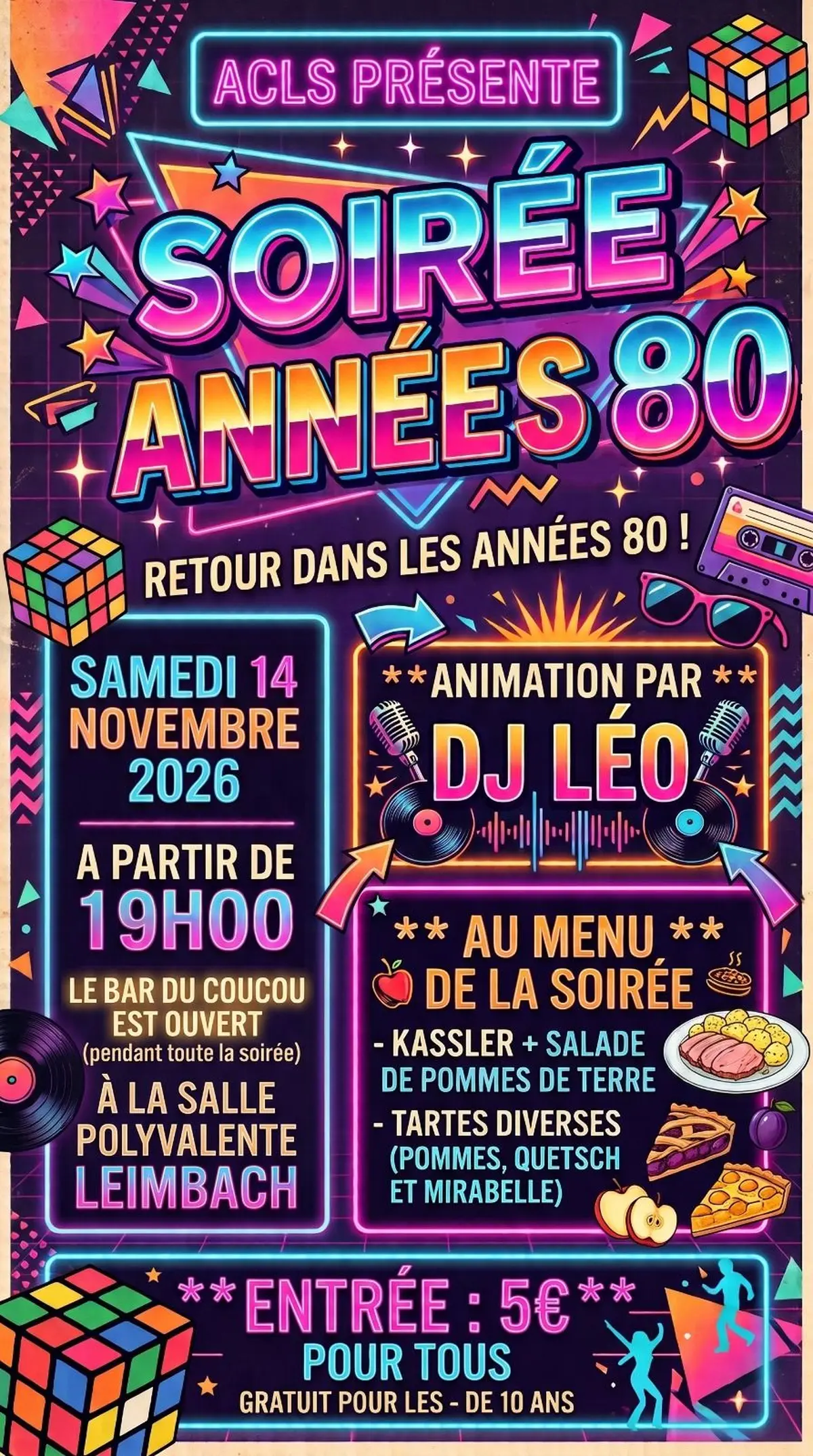 Soirée Années 80