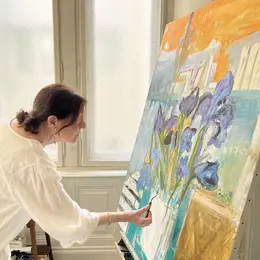Exposition - Promenade - Par Evelyne Widmaier (Peinture)