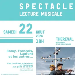 5e Festival Pleins Feux > Spectacle lecture musicale