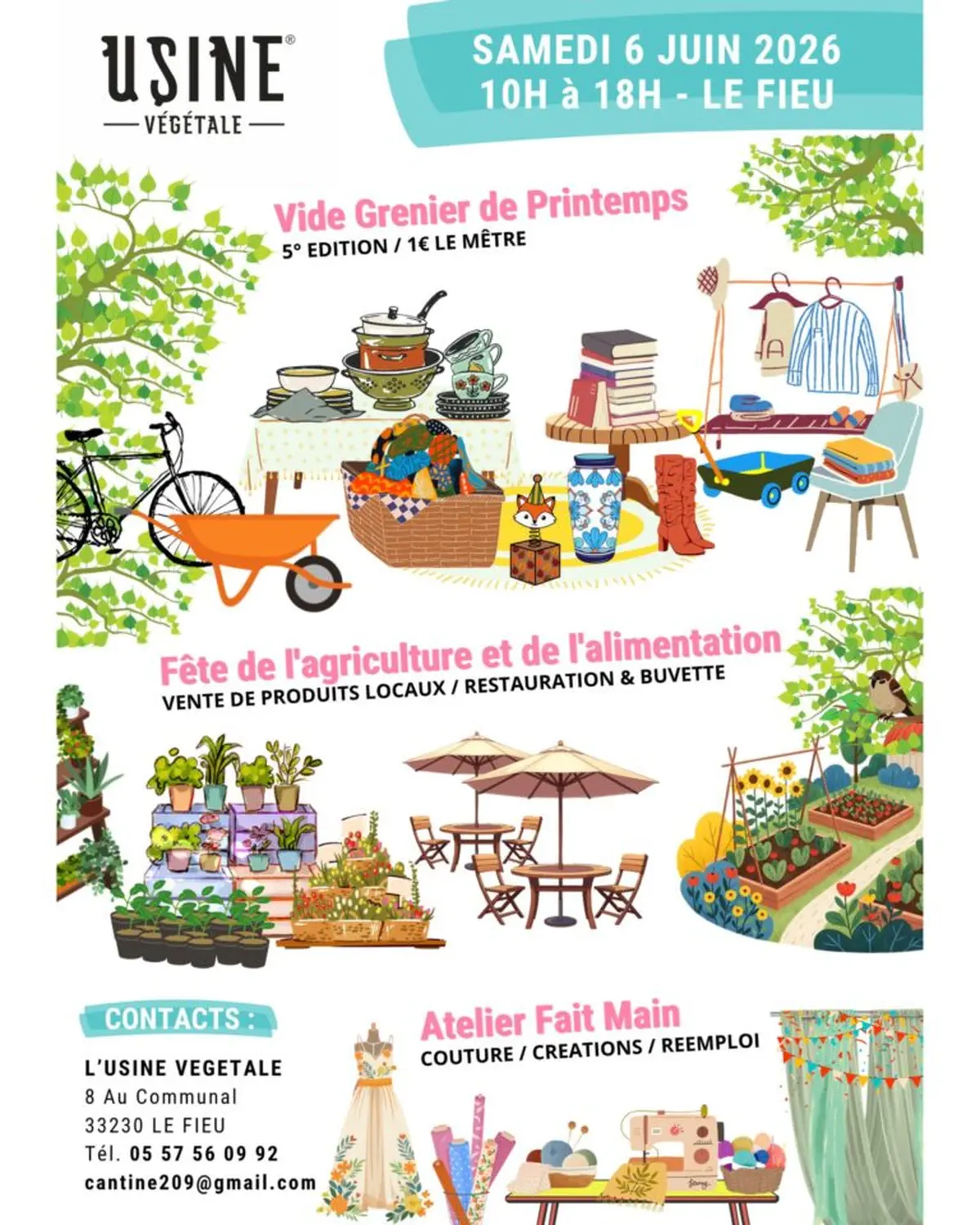 5e vide grenier de l'Usine Végétale